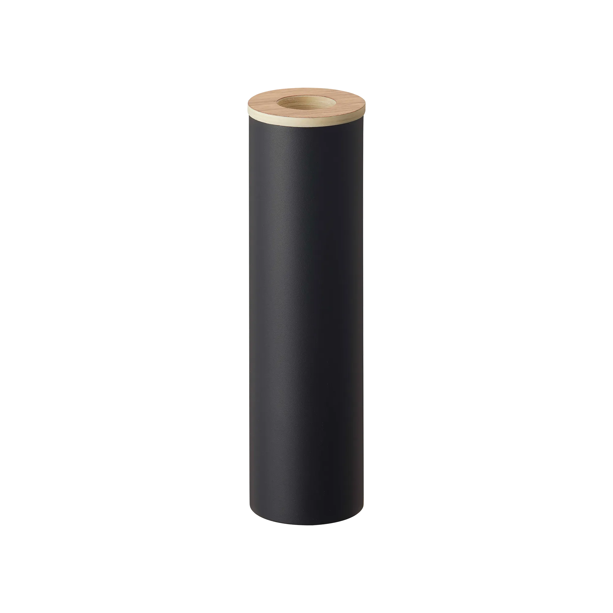 Round Tissue Case - Steel   Wood
