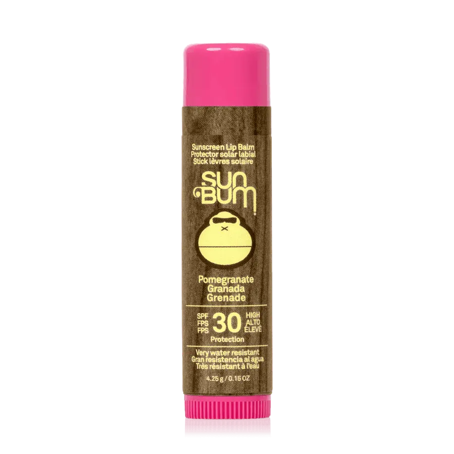Sun Bum Original SPF30 Sunscreen Lip Balm Sun Protection Pomegranate
