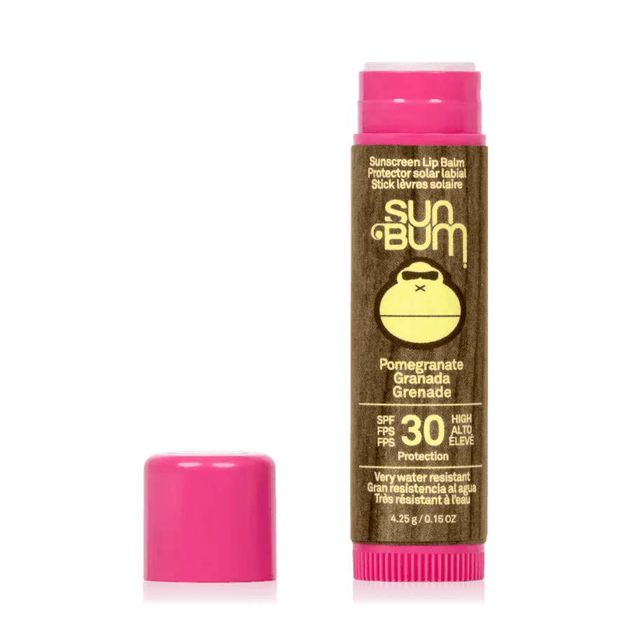 Sun Bum Original SPF30 Sunscreen Lip Balm Sun Protection Pomegranate