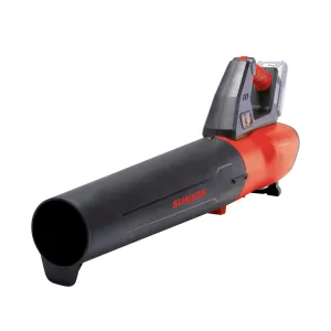 Sun Joe 24V-JB-LTE-RED Turbine Cordless Jet Blower | 24-Volt | 385 CFM Max | 2.0-Ah (Red)