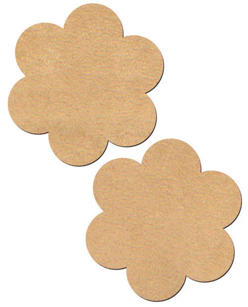 Tease Nude Vegan Suede Flower O-s