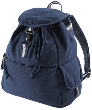 Vintage canvas backpack | Vintage Oxford Navy
