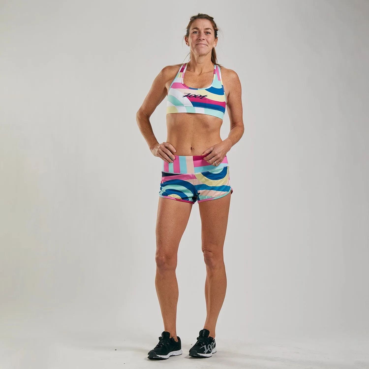 Womens LTD Run 3 Inch Classic Short - Riviera
