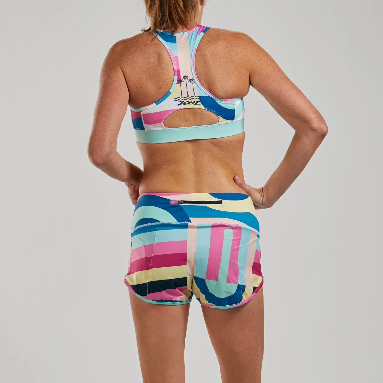 Womens LTD Run 3 Inch Classic Short - Riviera