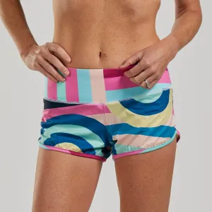 Womens LTD Run 3 Inch Classic Short - Riviera