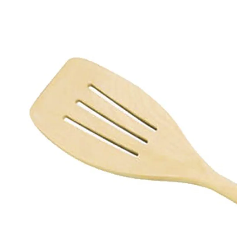Wooden Non-Stick Slotted Spatula