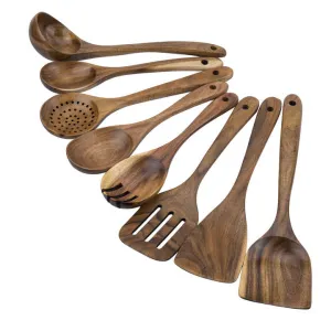 Wooden Spoons for Cooking Teak-ملاعق خشبية للطهي